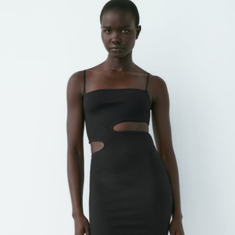 Brand new Zara cutout mini dress